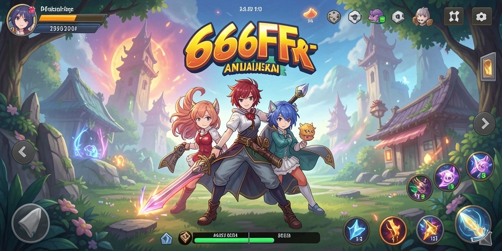 Gameplay menarik dari 666FF dengan karakter anime yang fantastis.