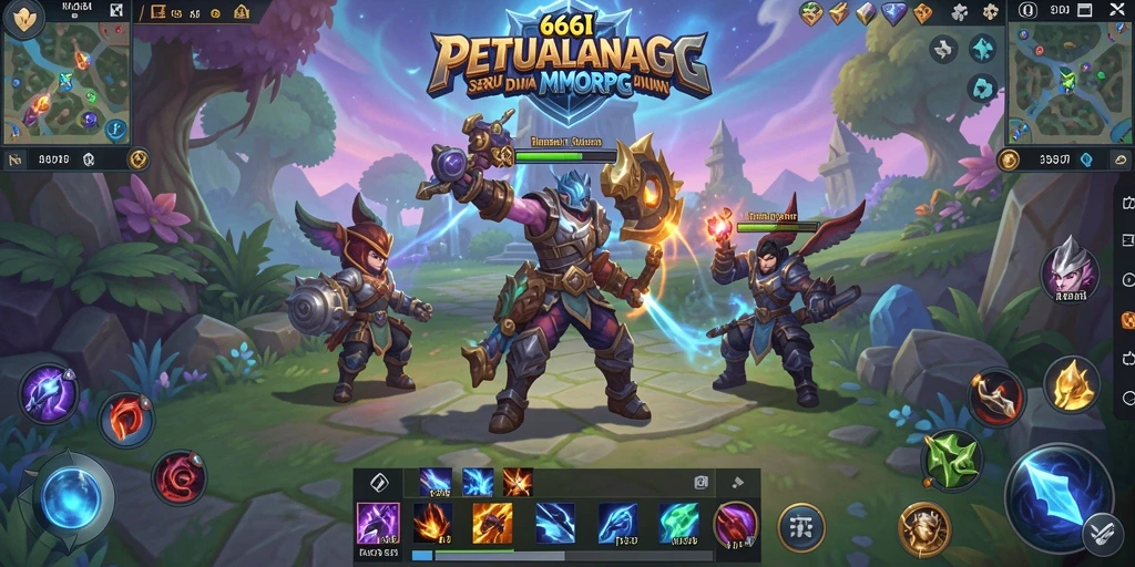 Tampilan epic dari gameplay 666I yang seru dan menantang.
