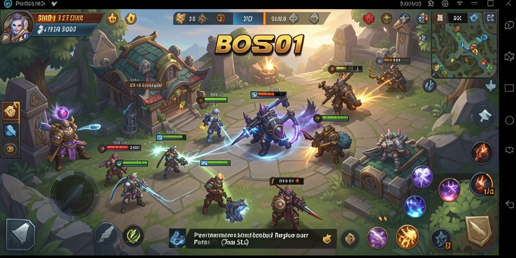 Tampilan gameplay BOS01 yang menarik dan penuh strategi.