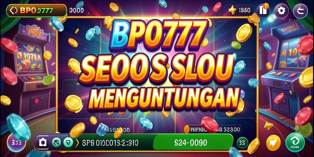 Screenshot BPO777 menampilkan gameplay slot yang seru dan penuh warna.