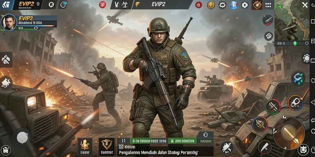 Gameplay seru dan strategi mendalam dalam EVIP2.