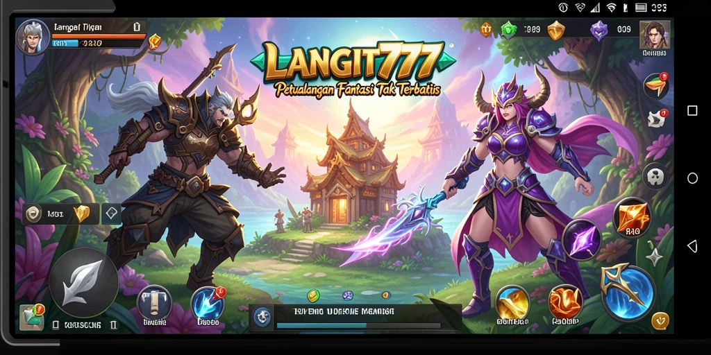 Tampilan gameplay LANGIT777 yang menarik dan mendebarkan.
