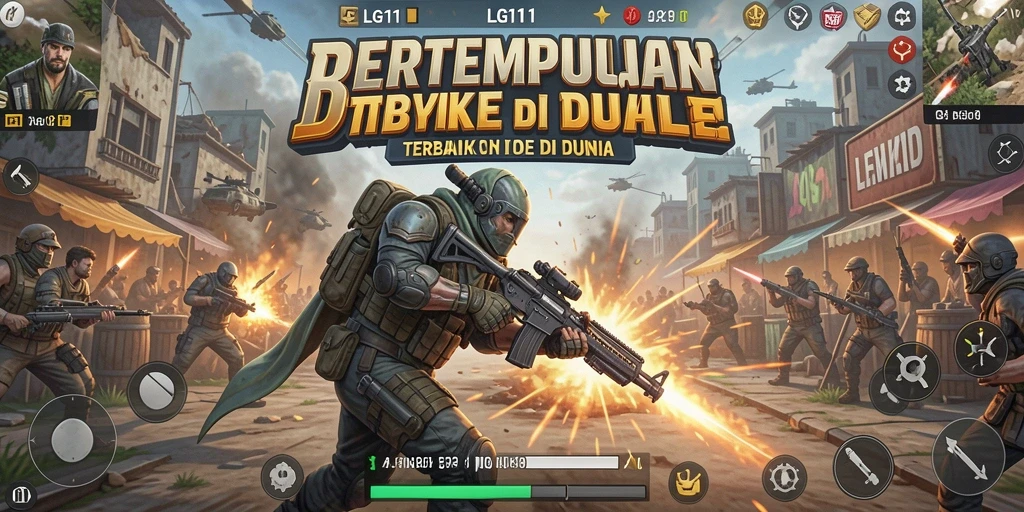 Gameplay seru di LG111 dengan aksi Battle Royale intens.