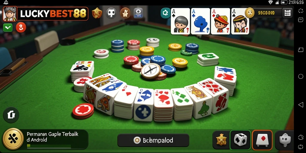 Tampilan gameplay seru di LUCKYBEST88 dengan teman-teman.