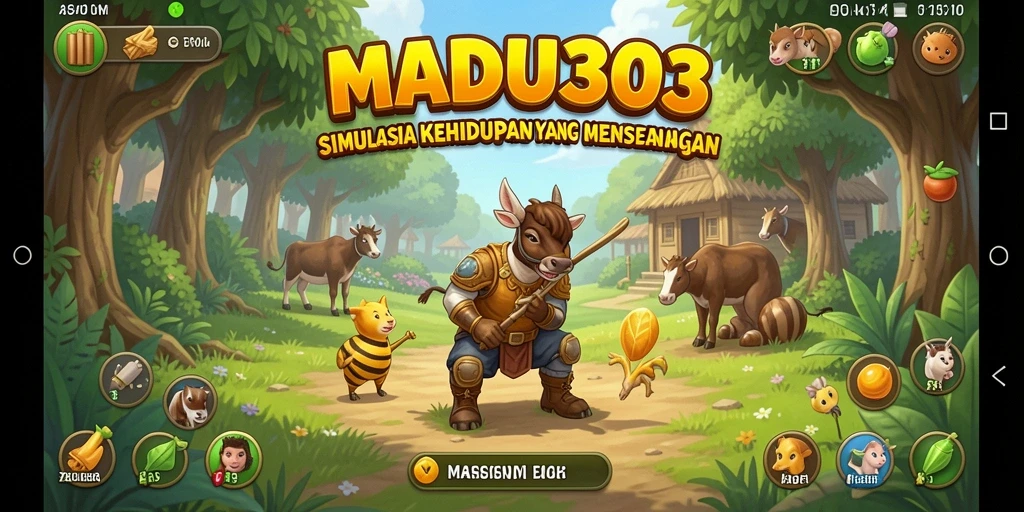 Tampilan gameplay MADU303 yang interaktif dan menarik.