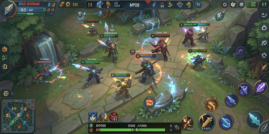Tampilan gameplay seru MPO08 yang menguji strategi pemain.