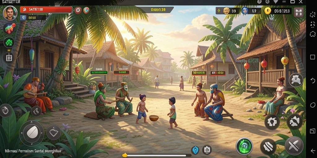 Tampilan gameplay yang menarik di SATSET138.