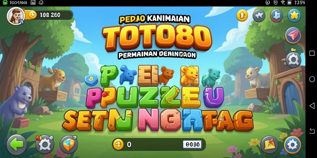 Tampilan gameplay TOTO80 dengan berbagai teka-teki menarik.